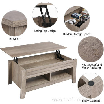 Lift Top Coffee Table with Hidden Storage Compartment